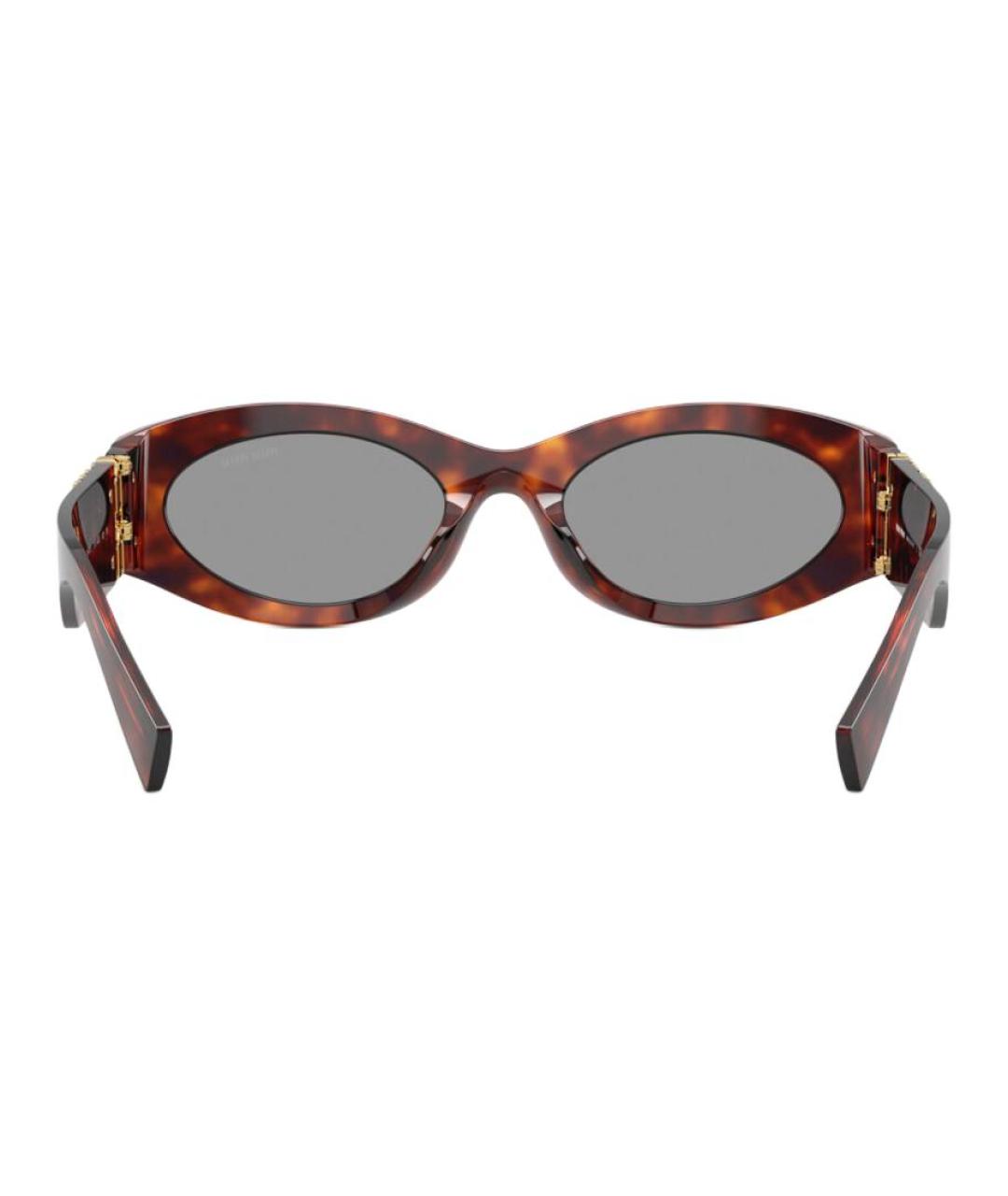 MIU MIU Коричневые солнцезащитные очки, фото 3