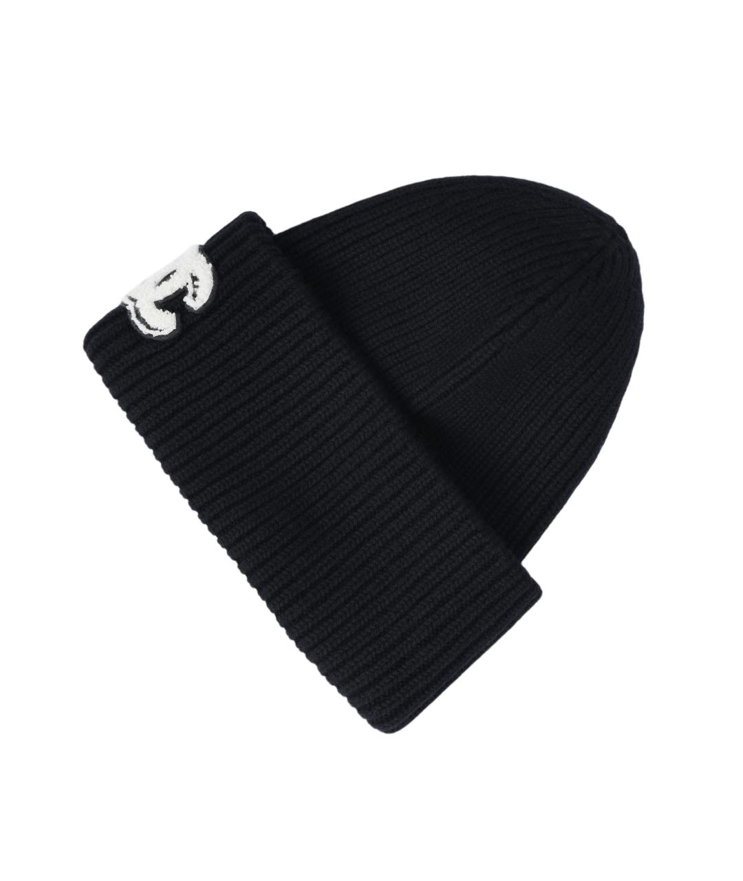 CHANEL Черная шапка, фото 3