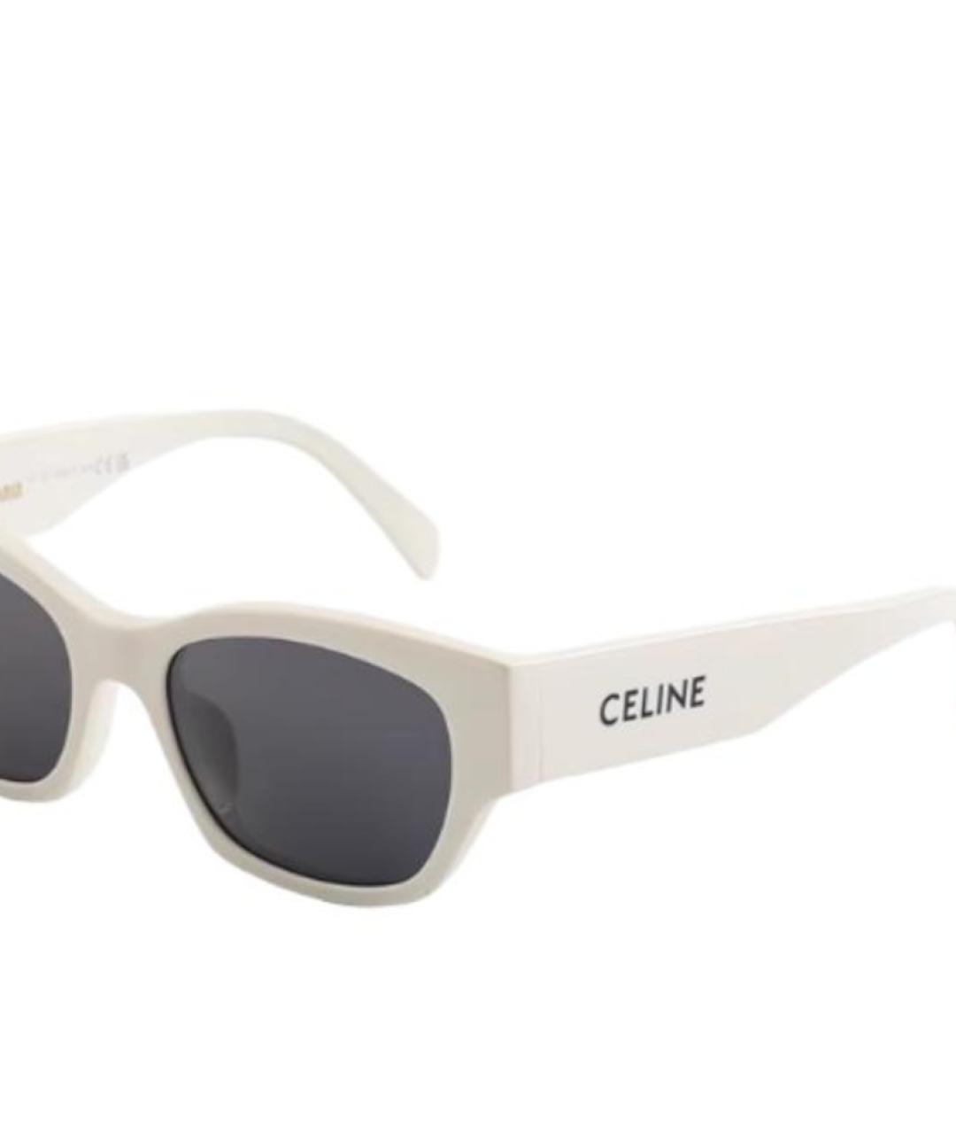 CELINE Белые солнцезащитные очки, фото 2