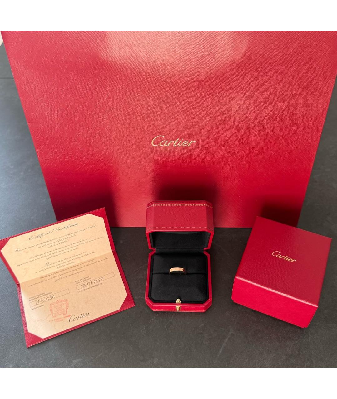 CARTIER Золотое кольцо из розового золота, фото 3