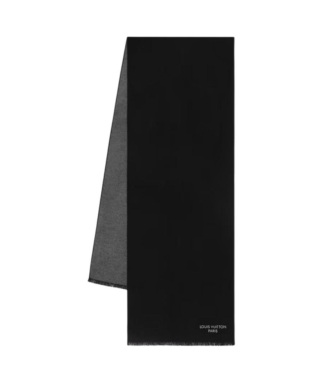 LOUIS VUITTON Черный шарф, фото 1