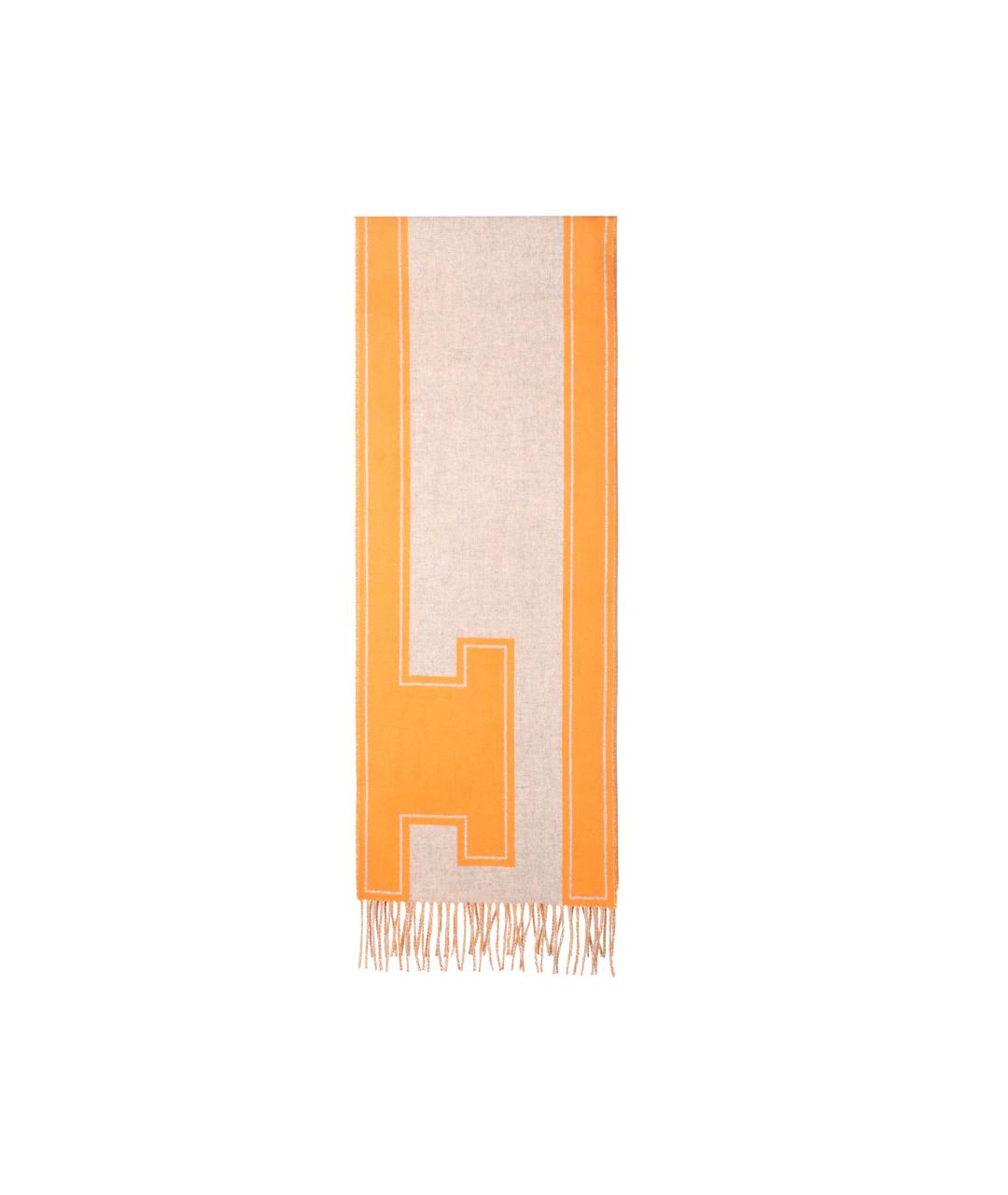 HERMES Кашемировый шарф, фото 2
