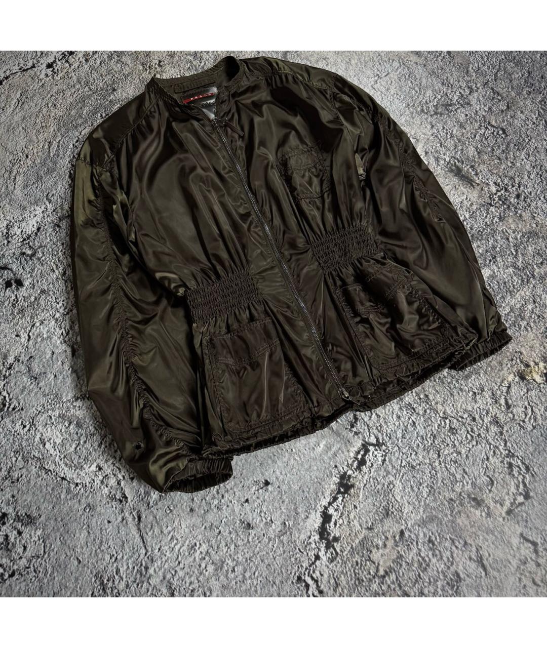 PRADA Коричневая куртка, фото 4