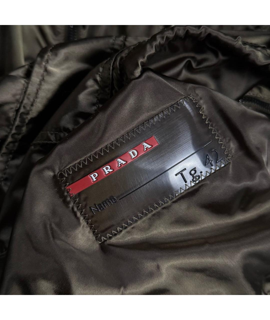 PRADA Коричневая куртка, фото 7