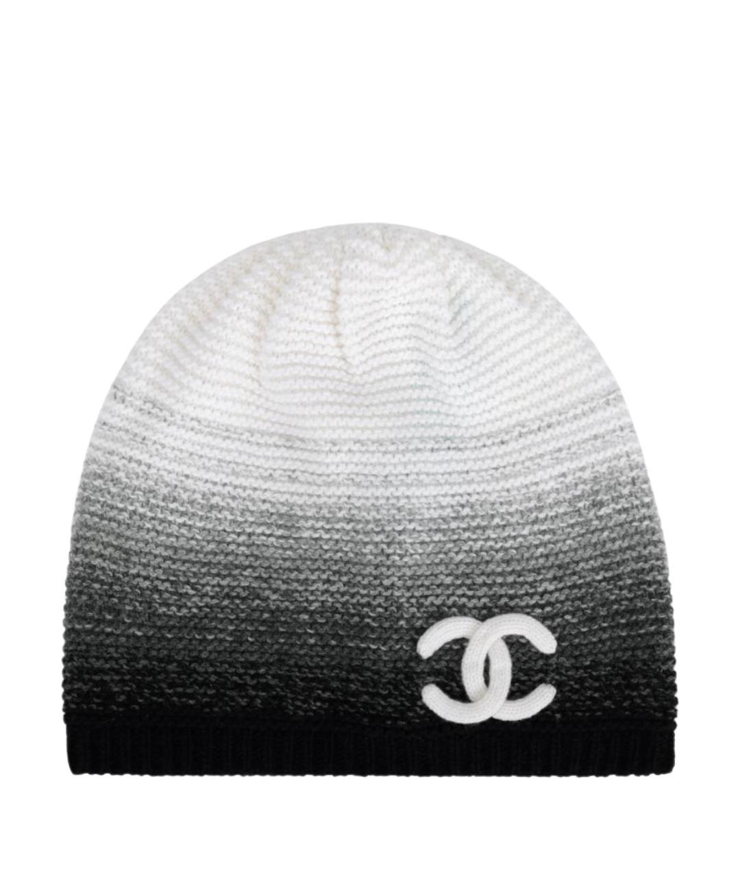 CHANEL Черная кашемировая шапка, фото 1