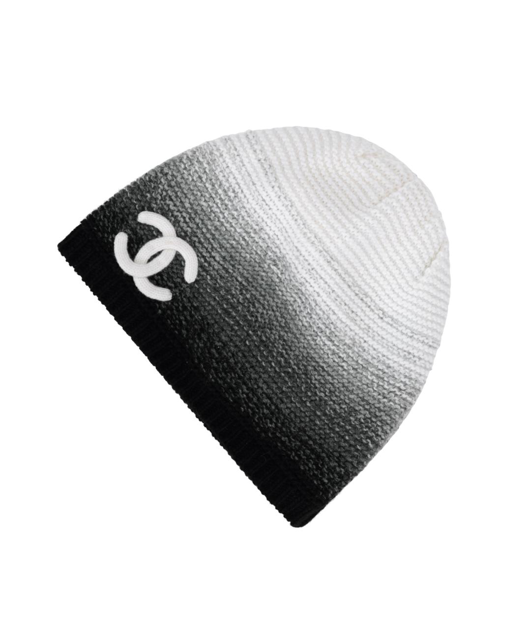 CHANEL Черная кашемировая шапка, фото 3