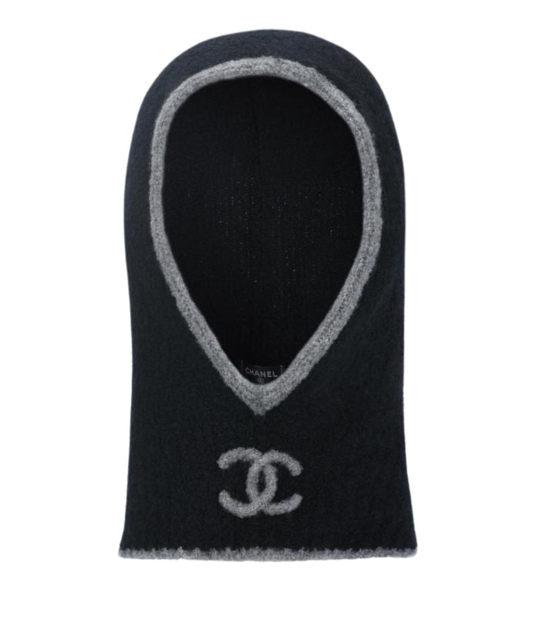 CHANEL Черная шапка, фото 1