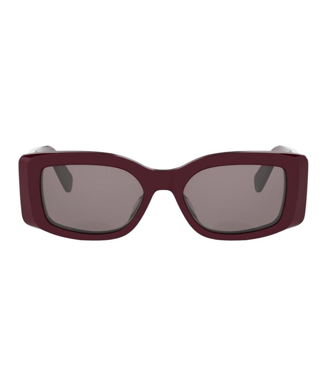 CELINE Бордовые солнцезащитные очки, фото 2