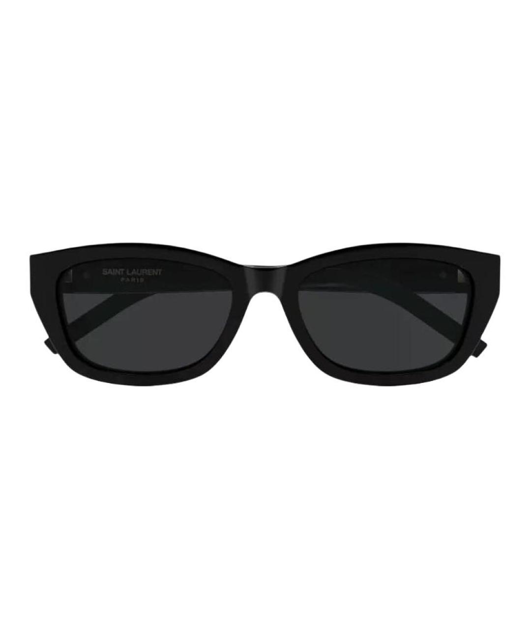 SAINT LAURENT Черные пластиковые солнцезащитные очки, фото 2