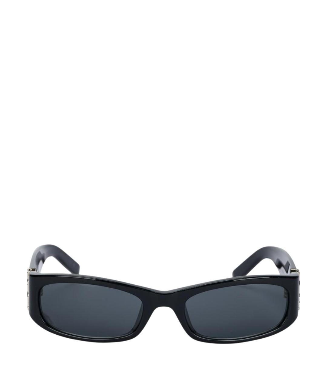 SAINT LAURENT Черные пластиковые солнцезащитные очки, фото 1
