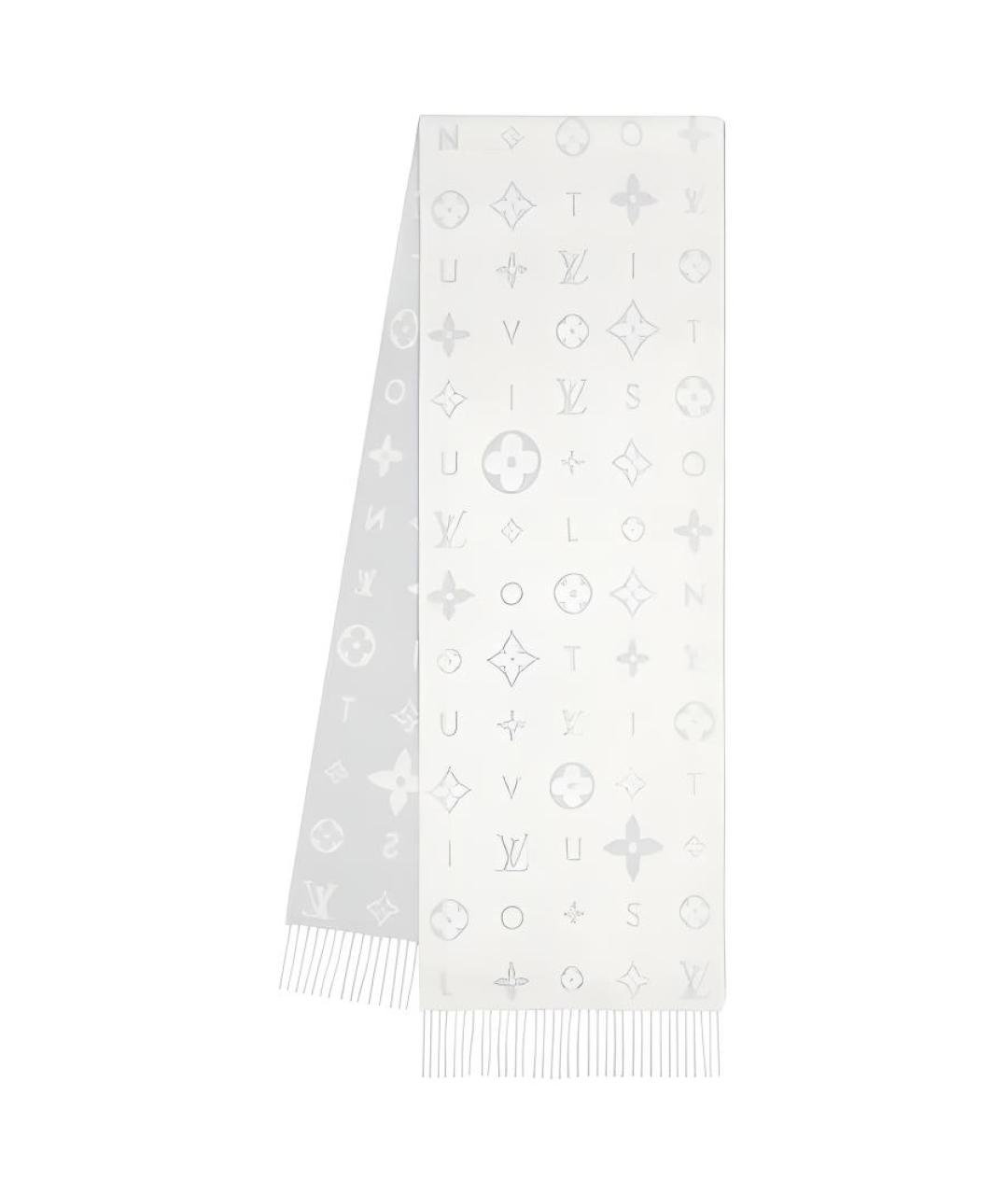 LOUIS VUITTON Серый шарф, фото 1