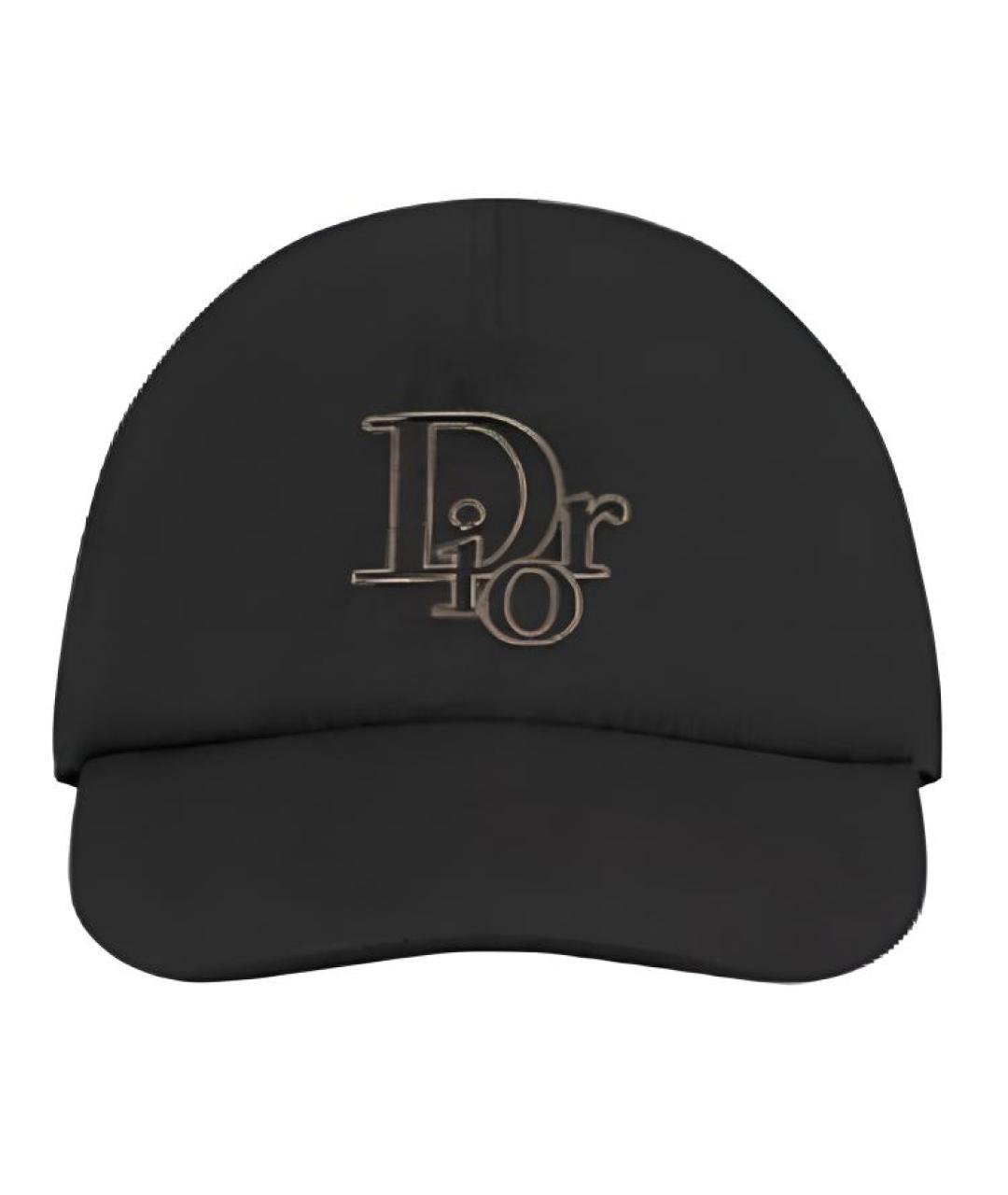 CHRISTIAN DIOR Черная хлопковая кепка, фото 2