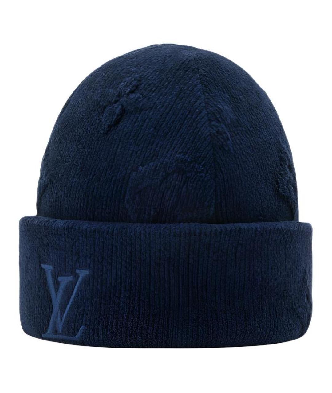 LOUIS VUITTON Синяя хлопковая шапка, фото 1