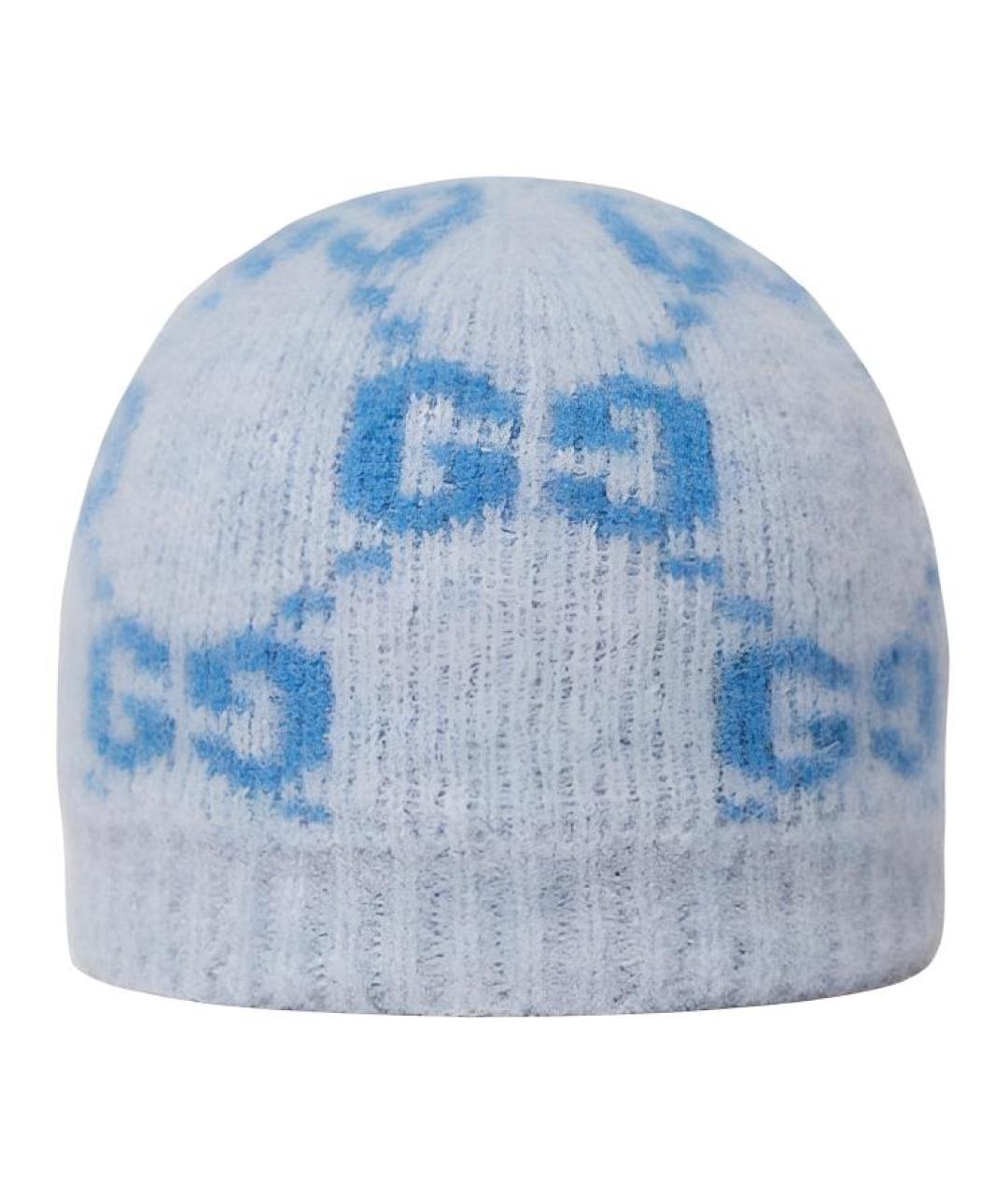 GUCCI Синяя шапка, фото 2