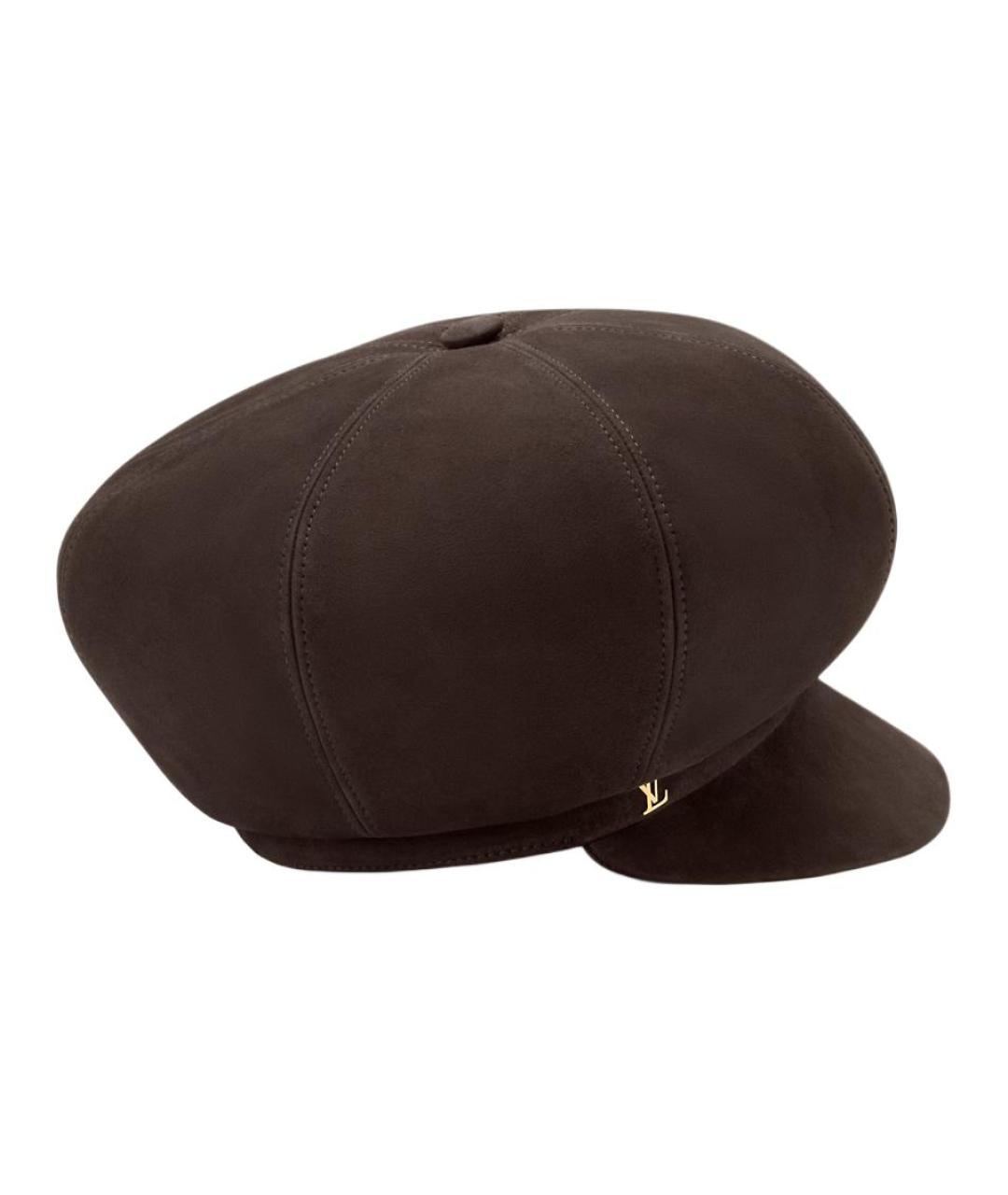 LOUIS VUITTON Коричневая шляпа, фото 3