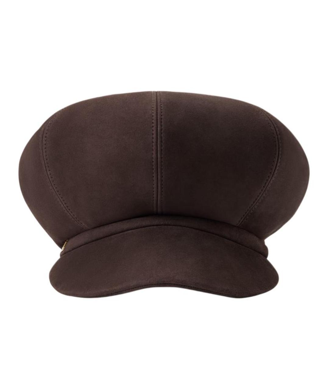 LOUIS VUITTON Коричневая шляпа, фото 1