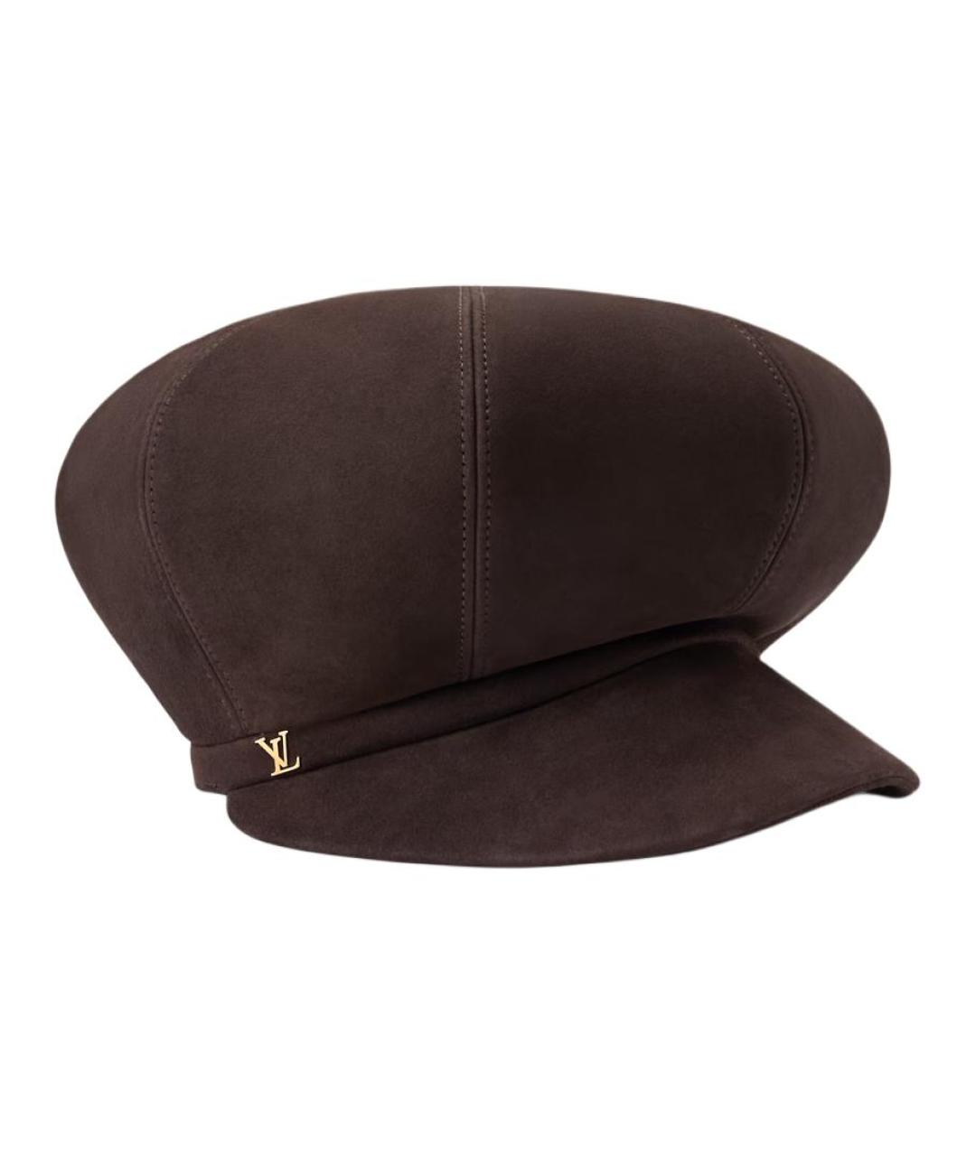 LOUIS VUITTON Коричневая шляпа, фото 2