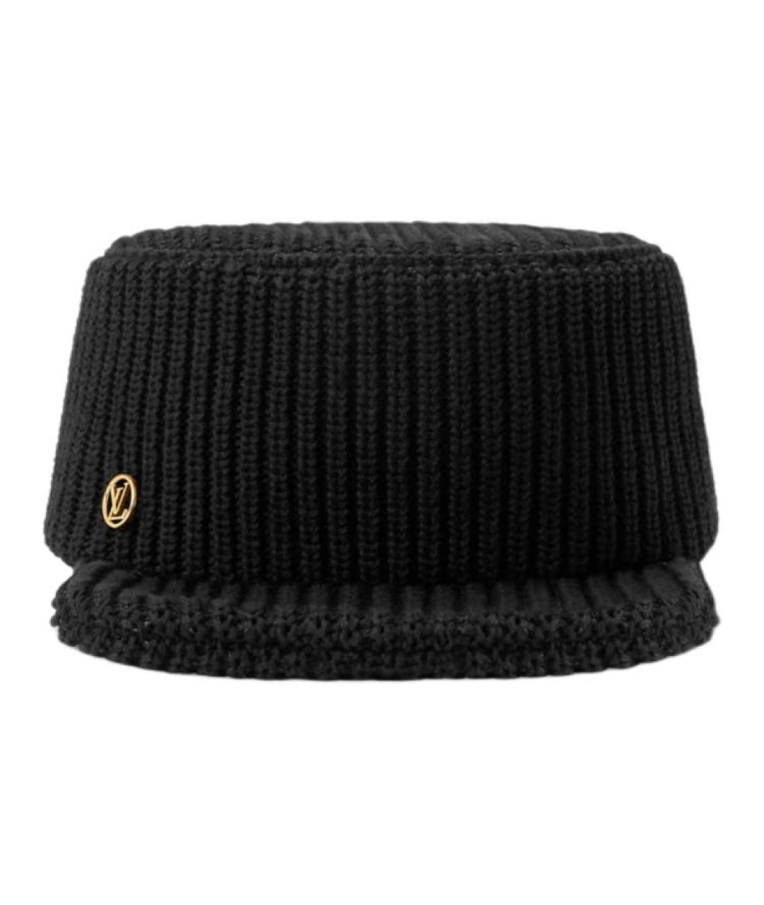 LOUIS VUITTON Черная шляпа, фото 2