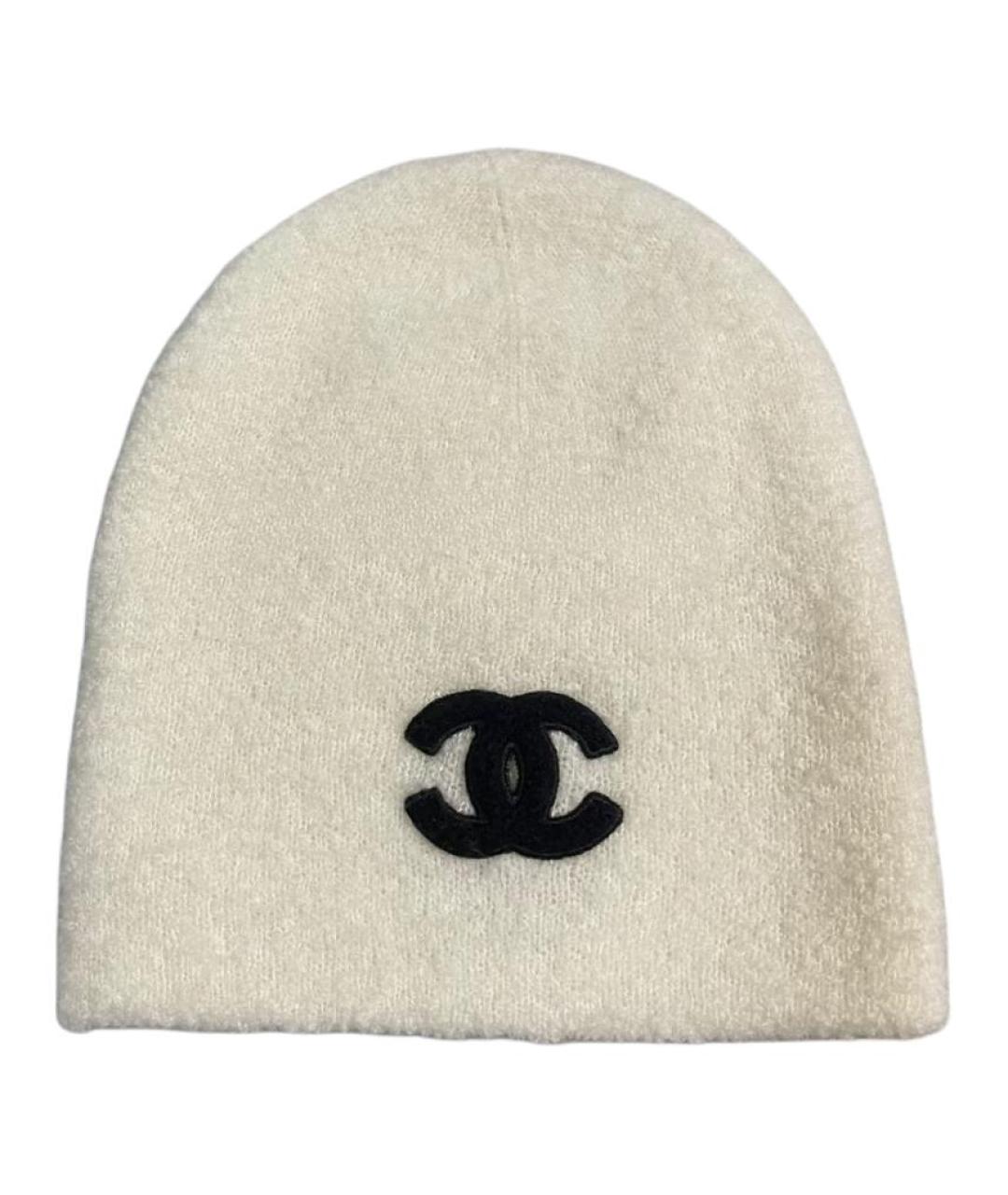 CHANEL Бежевая кашемировая шапка, фото 1