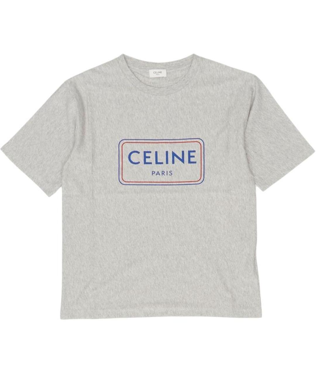 CELINE Серая футболка, фото 1