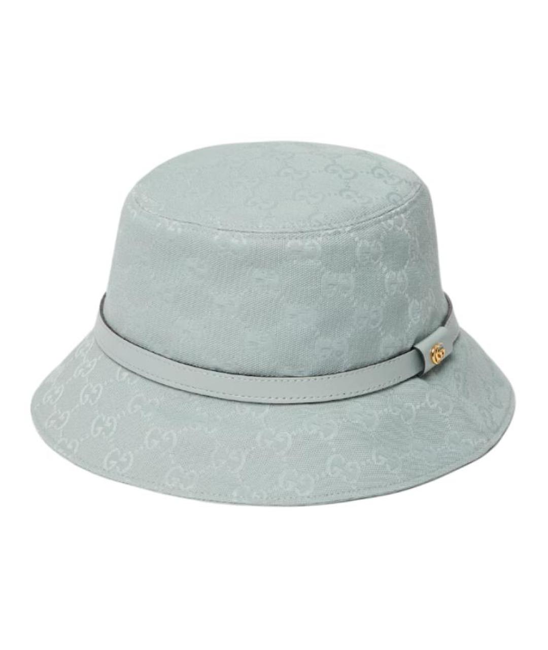 GUCCI Голубая панама, фото 4