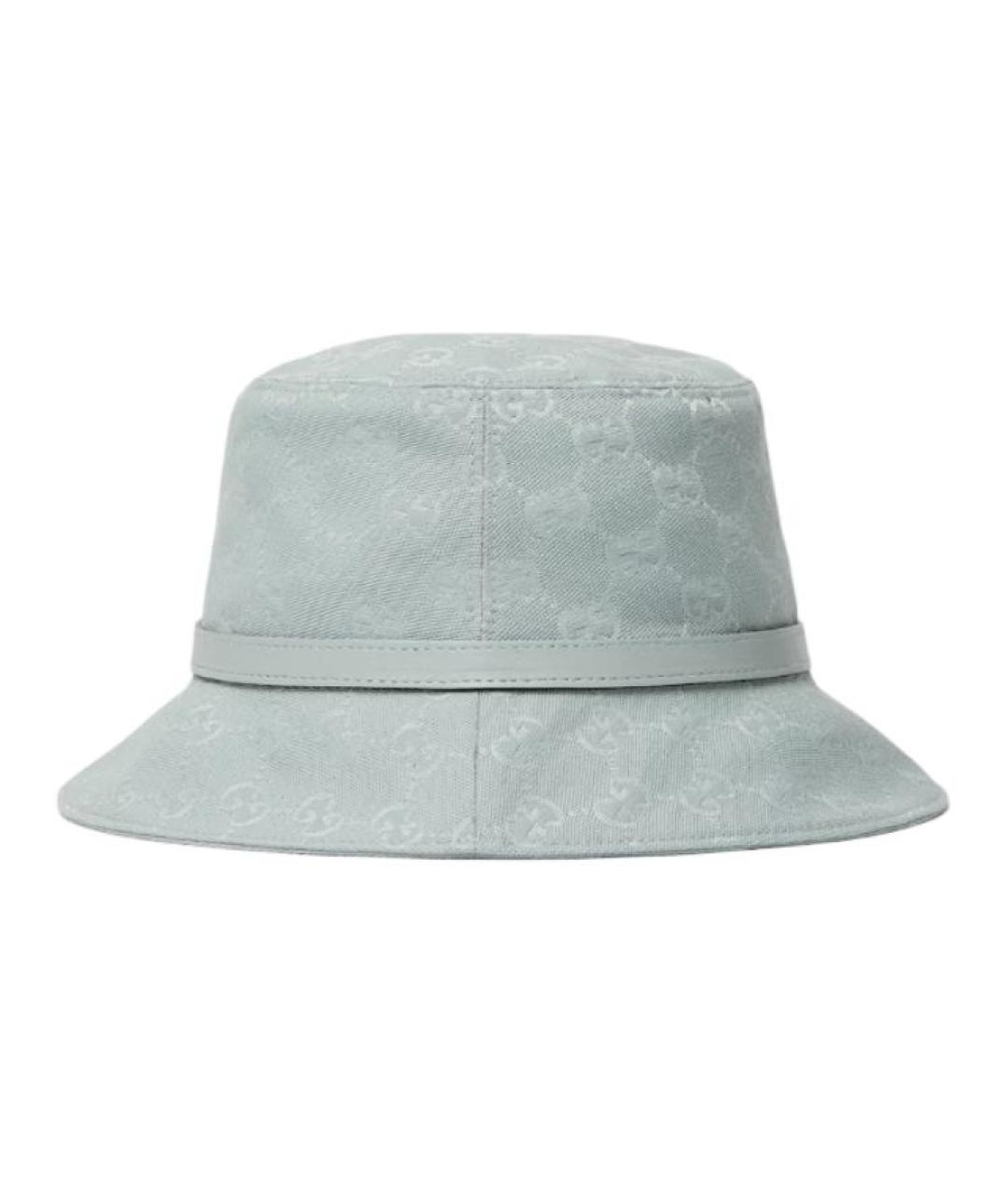 GUCCI Голубая панама, фото 1