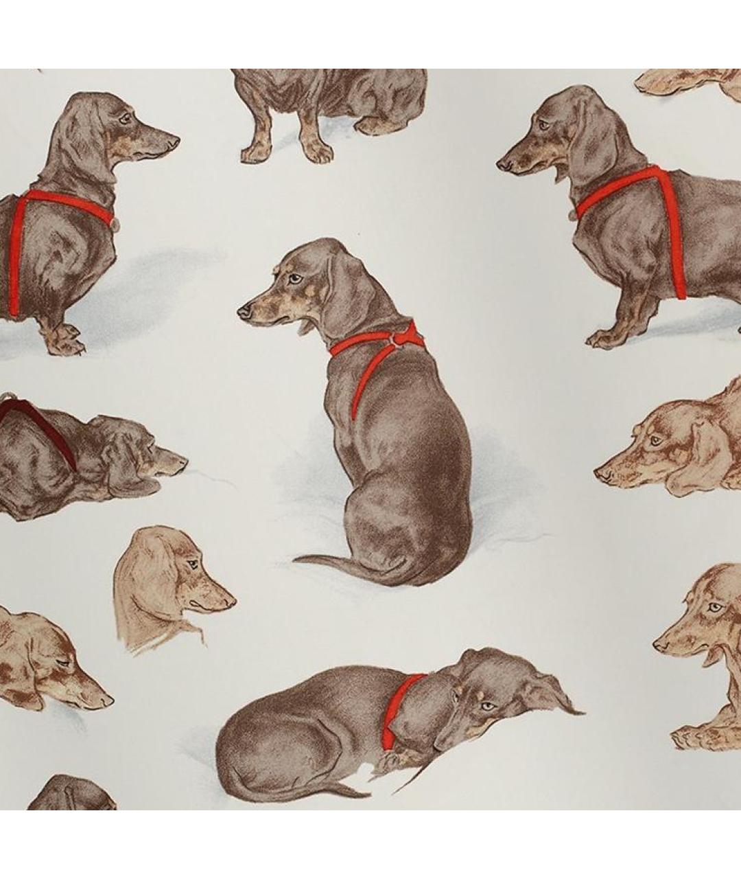 HERMES Мульти шелковый шарф, фото 2