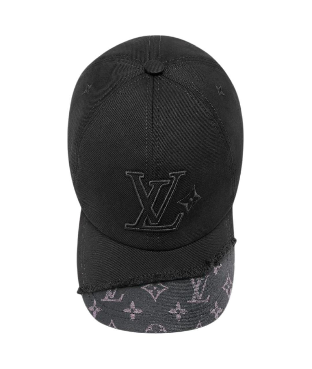 LOUIS VUITTON Черная хлопковая кепка/бейсболка, фото 4
