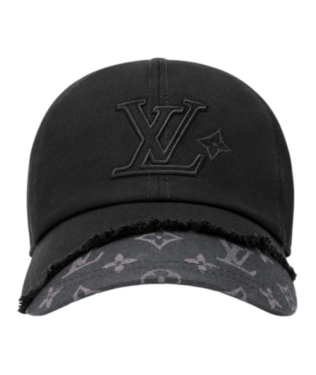 LOUIS VUITTON Черная хлопковая кепка/бейсболка, фото 1