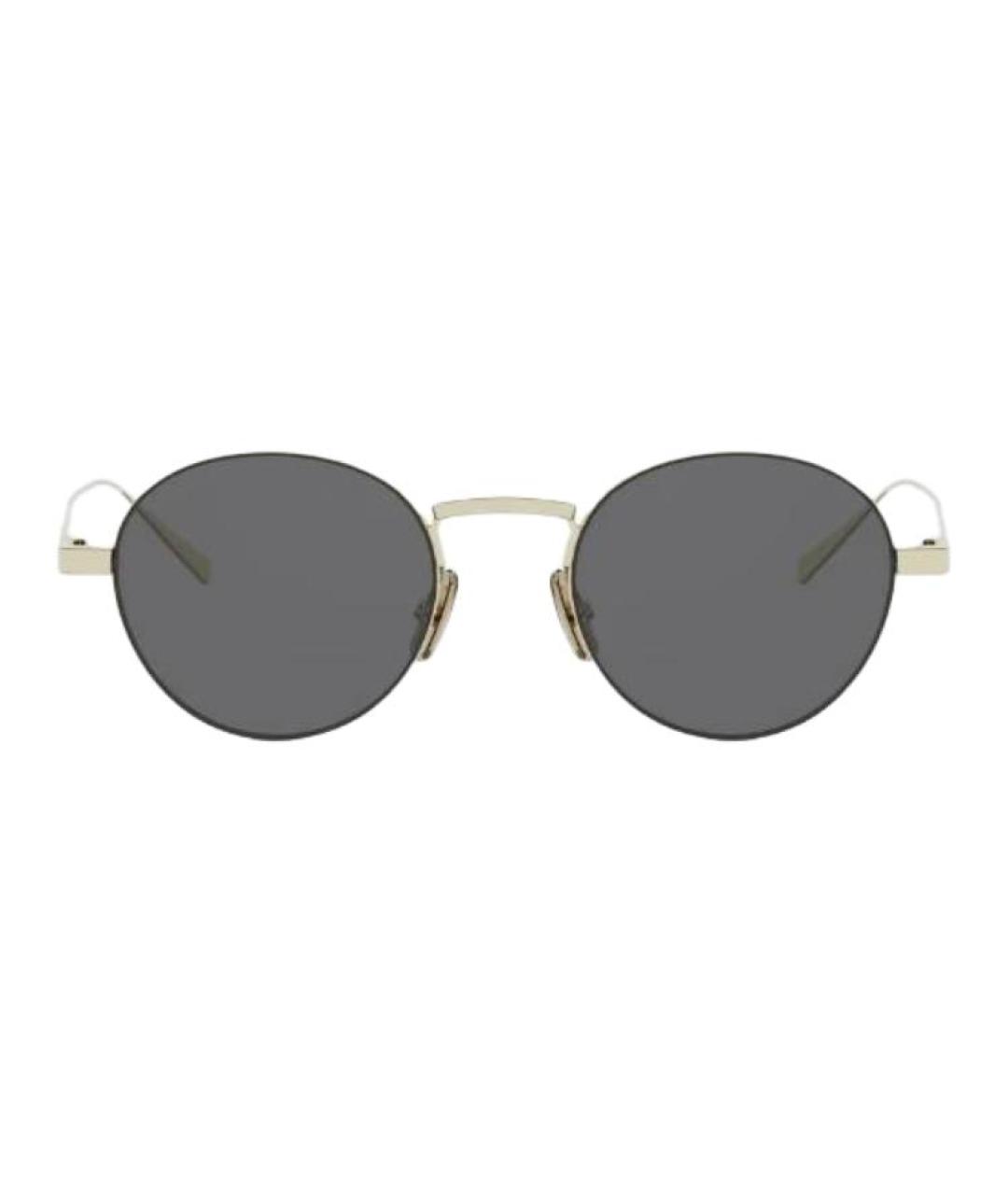 CELINE Золотые металлические солнцезащитные очки, фото 2