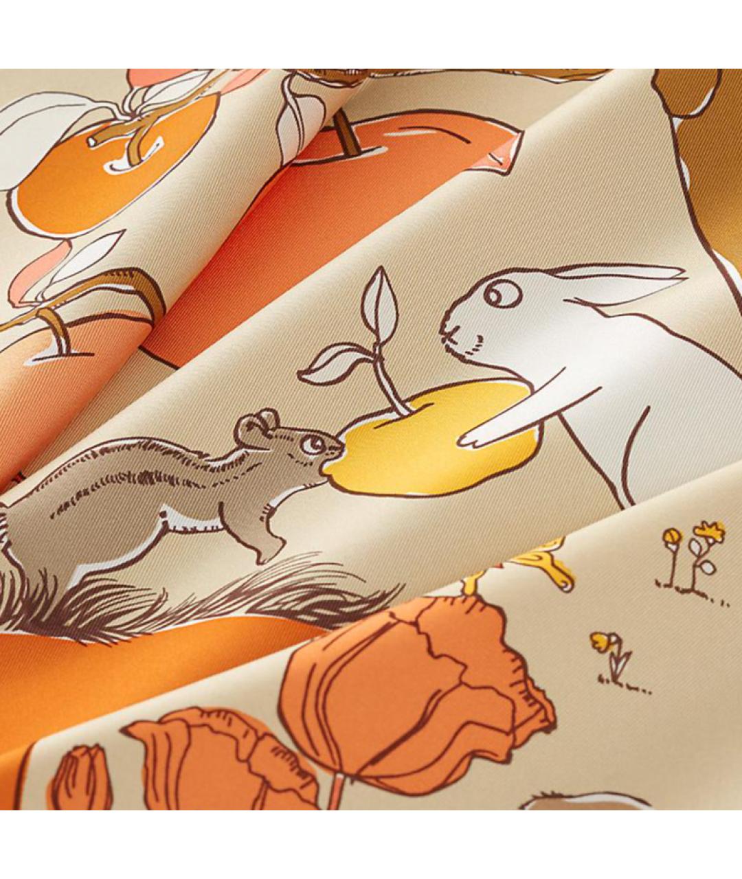 HERMES Шелковый шарф, фото 2