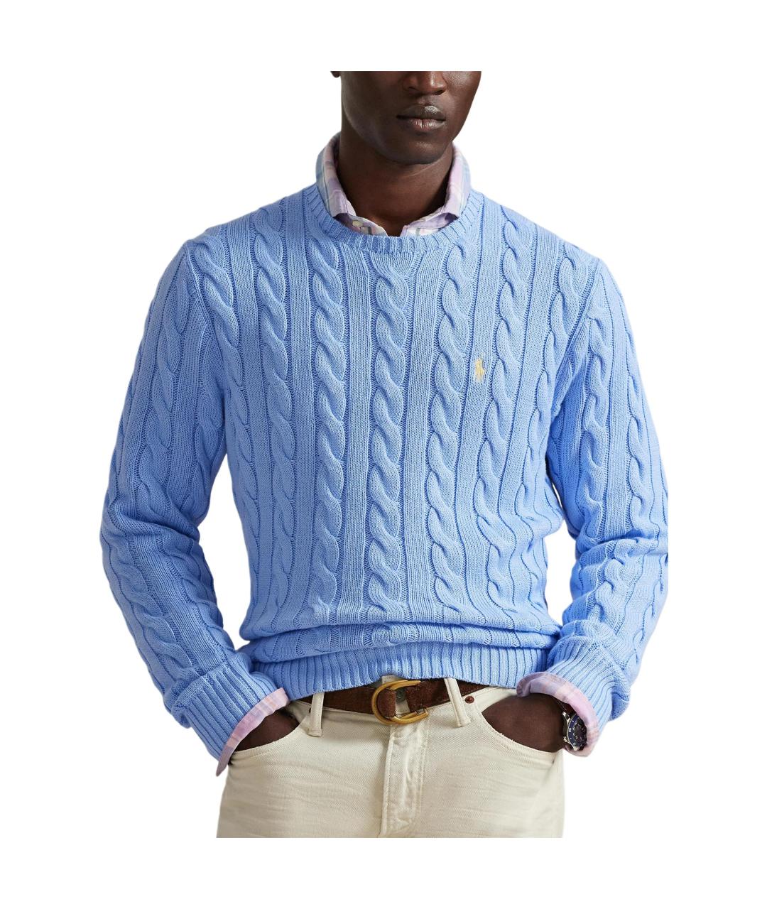 POLO RALPH LAUREN Голубой джемпер / свитер, фото 2