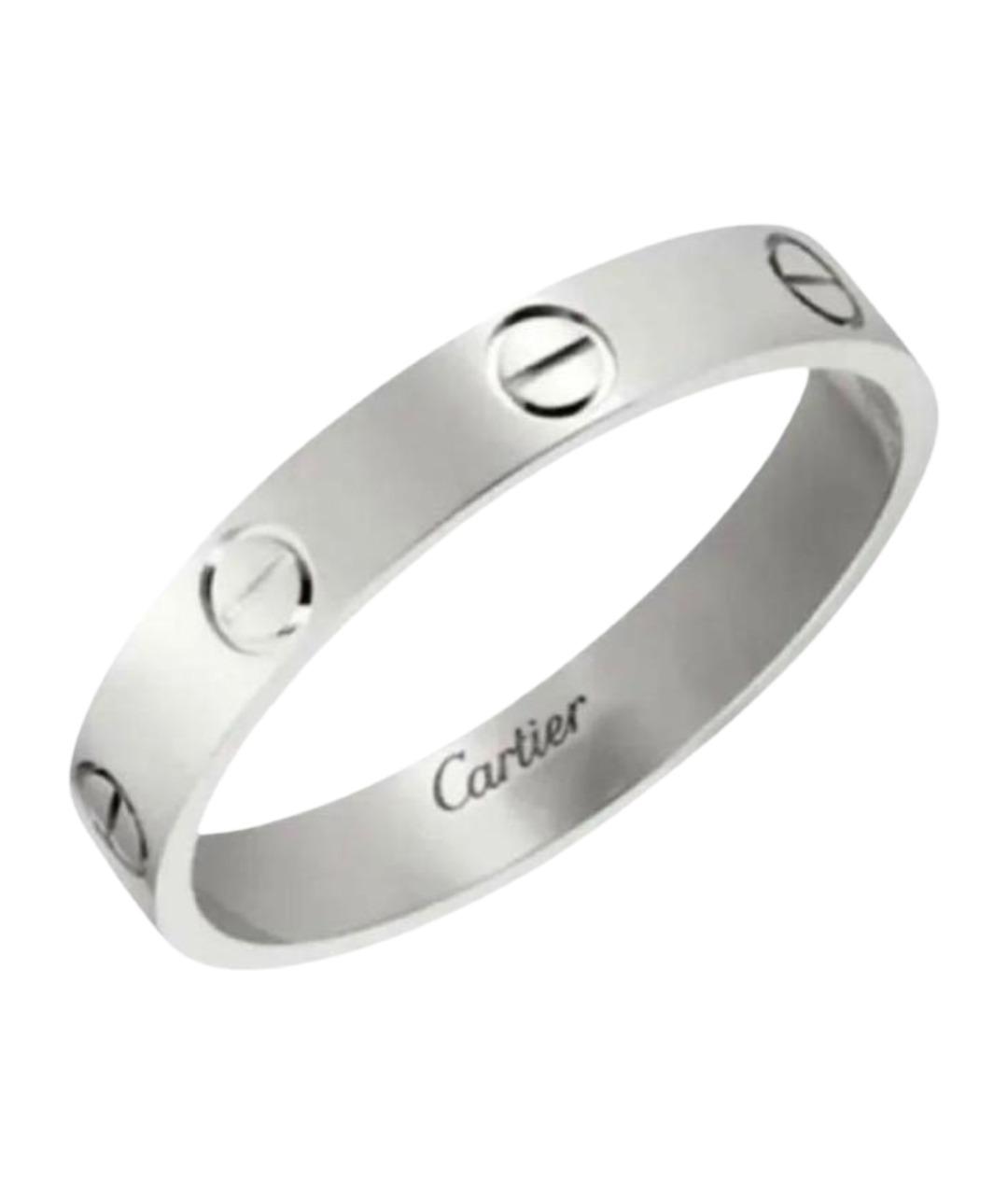 CARTIER Серебряное кольцо из белого золота, фото 1