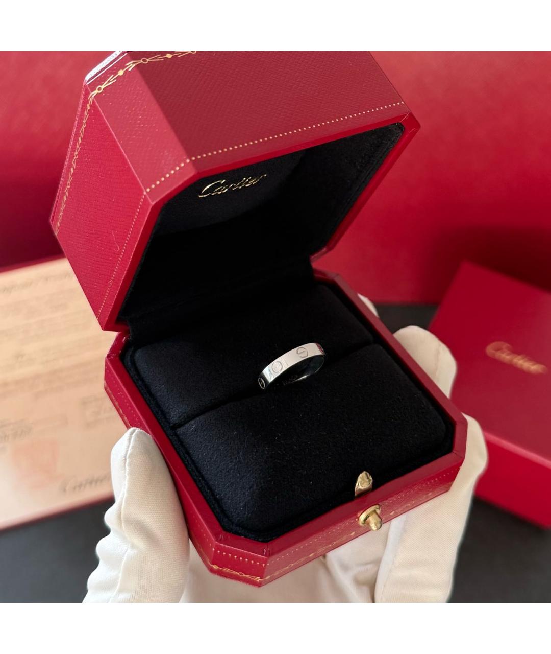 CARTIER Серебряное кольцо из белого золота, фото 7