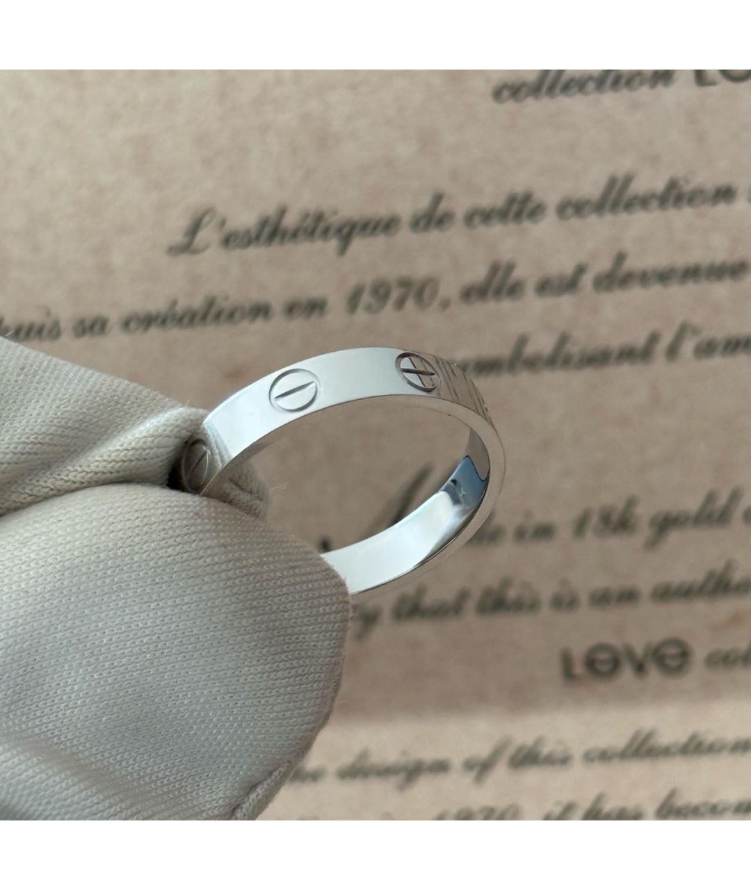 CARTIER Серебряное кольцо из белого золота, фото 5