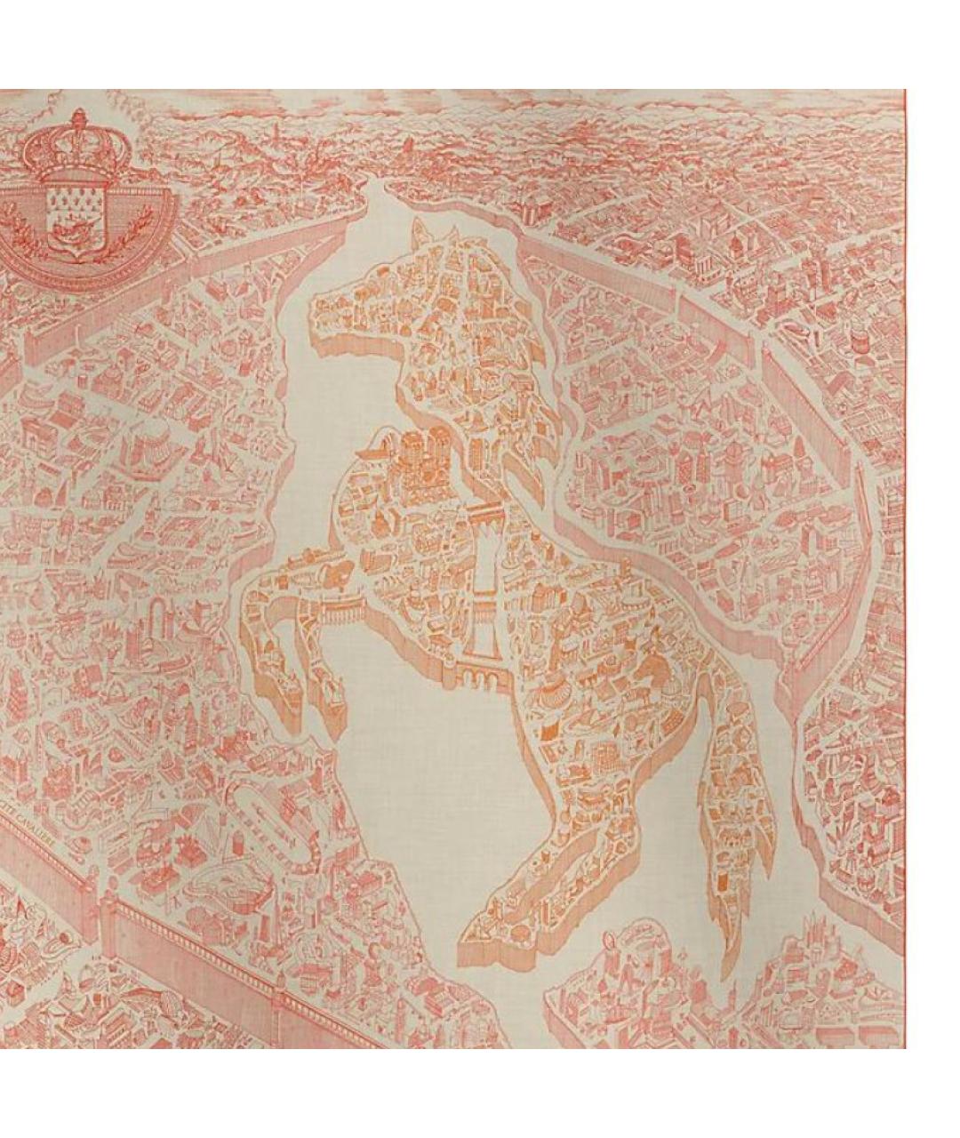 HERMES Мульти кашемировый платок, фото 2