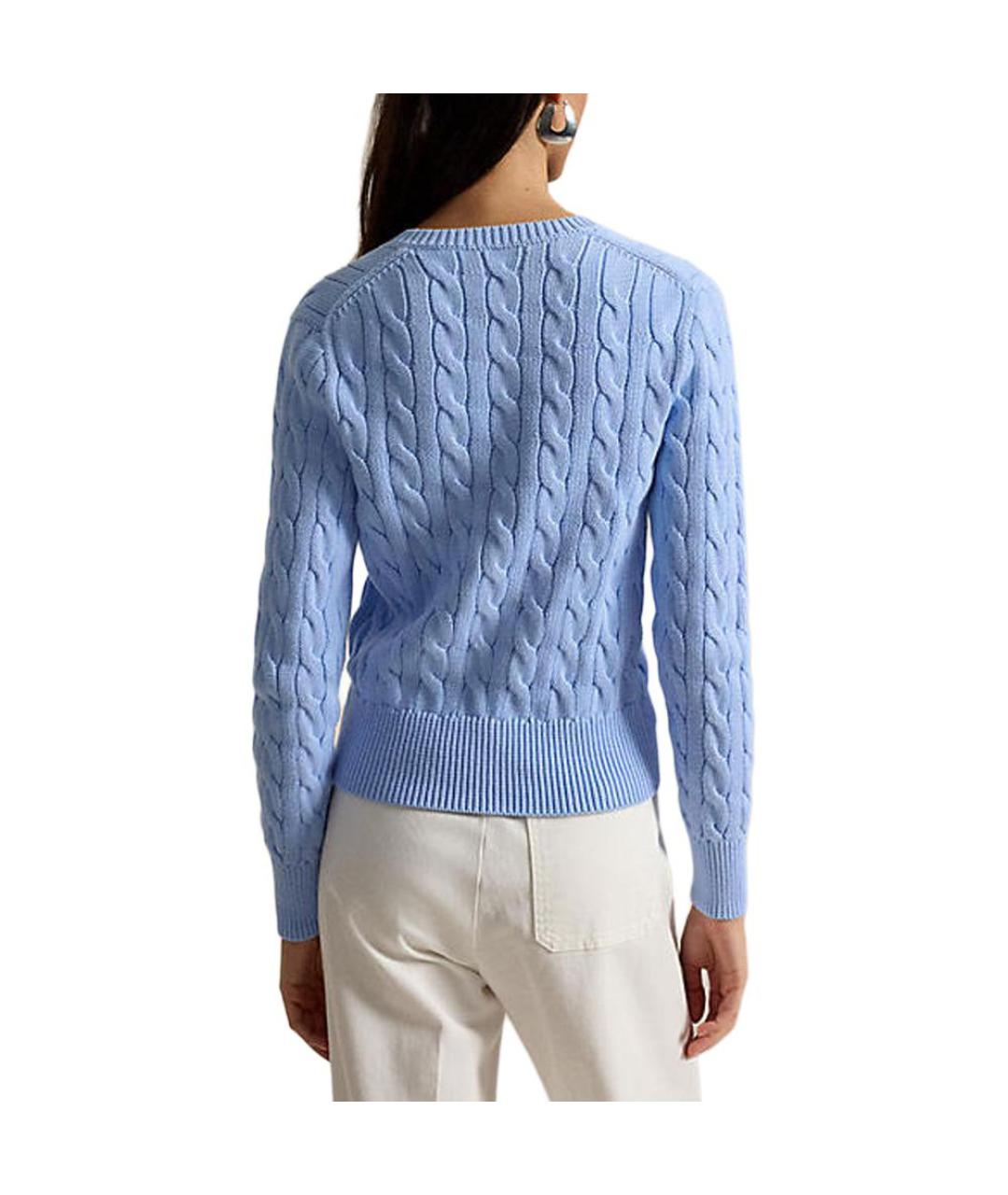 POLO RALPH LAUREN Голубой кардиган, фото 4