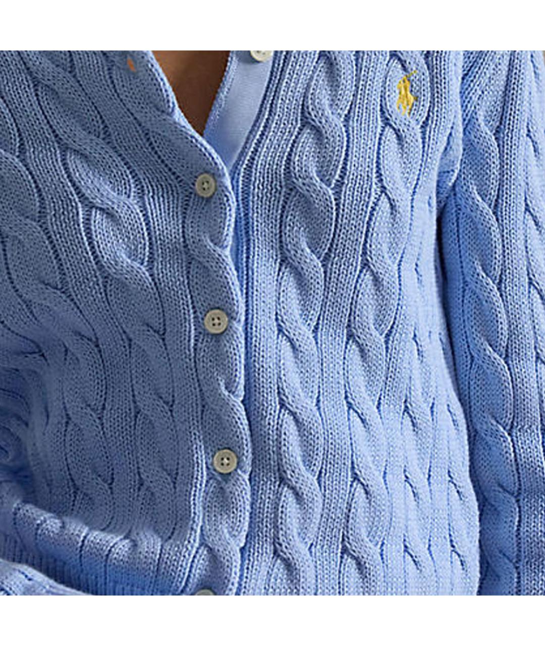 POLO RALPH LAUREN Голубой кардиган, фото 5