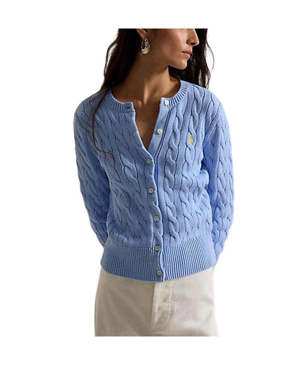 POLO RALPH LAUREN Голубой кардиган, фото 2