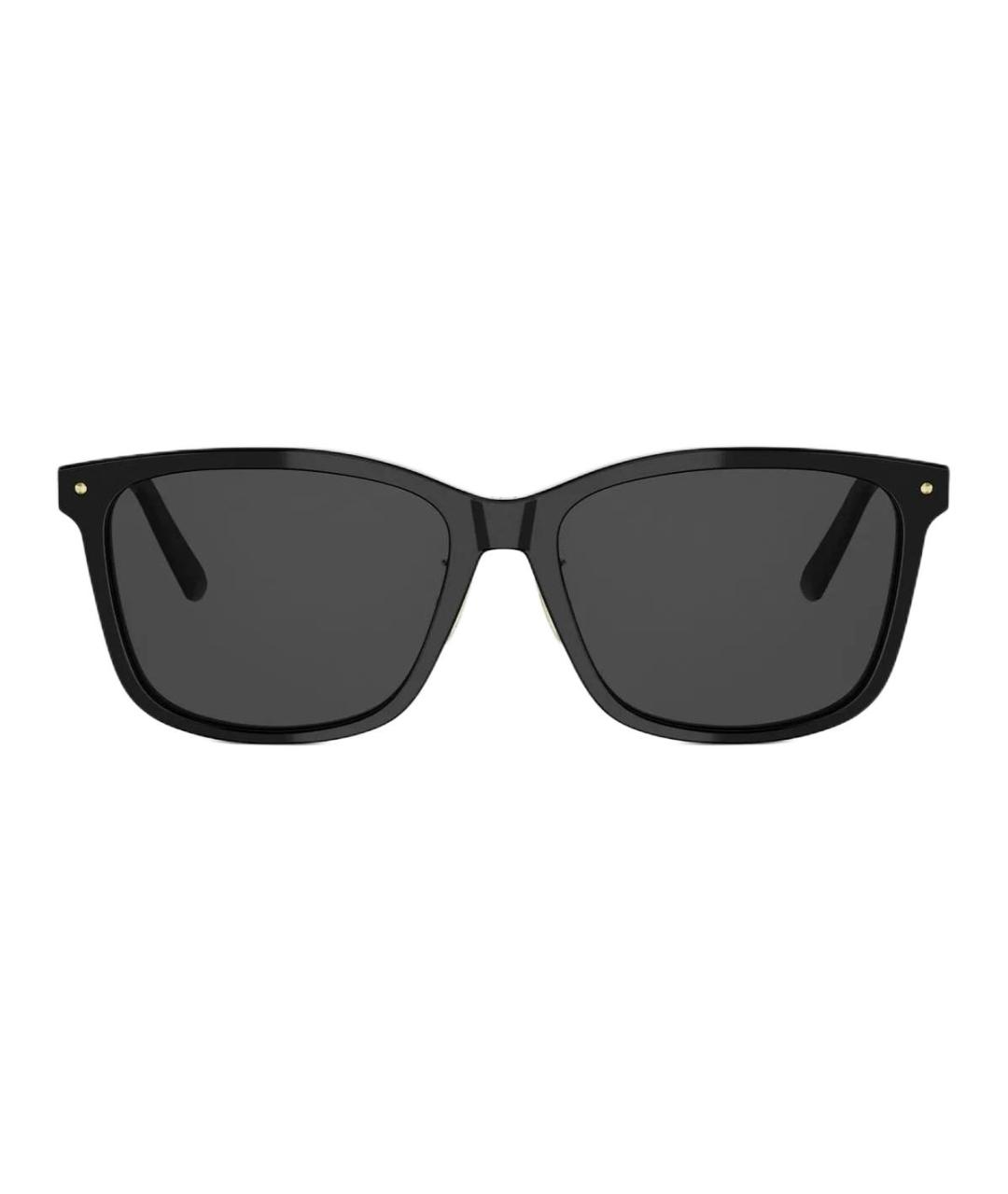 CHRISTIAN DIOR Черные пластиковые солнцезащитные очки, фото 2