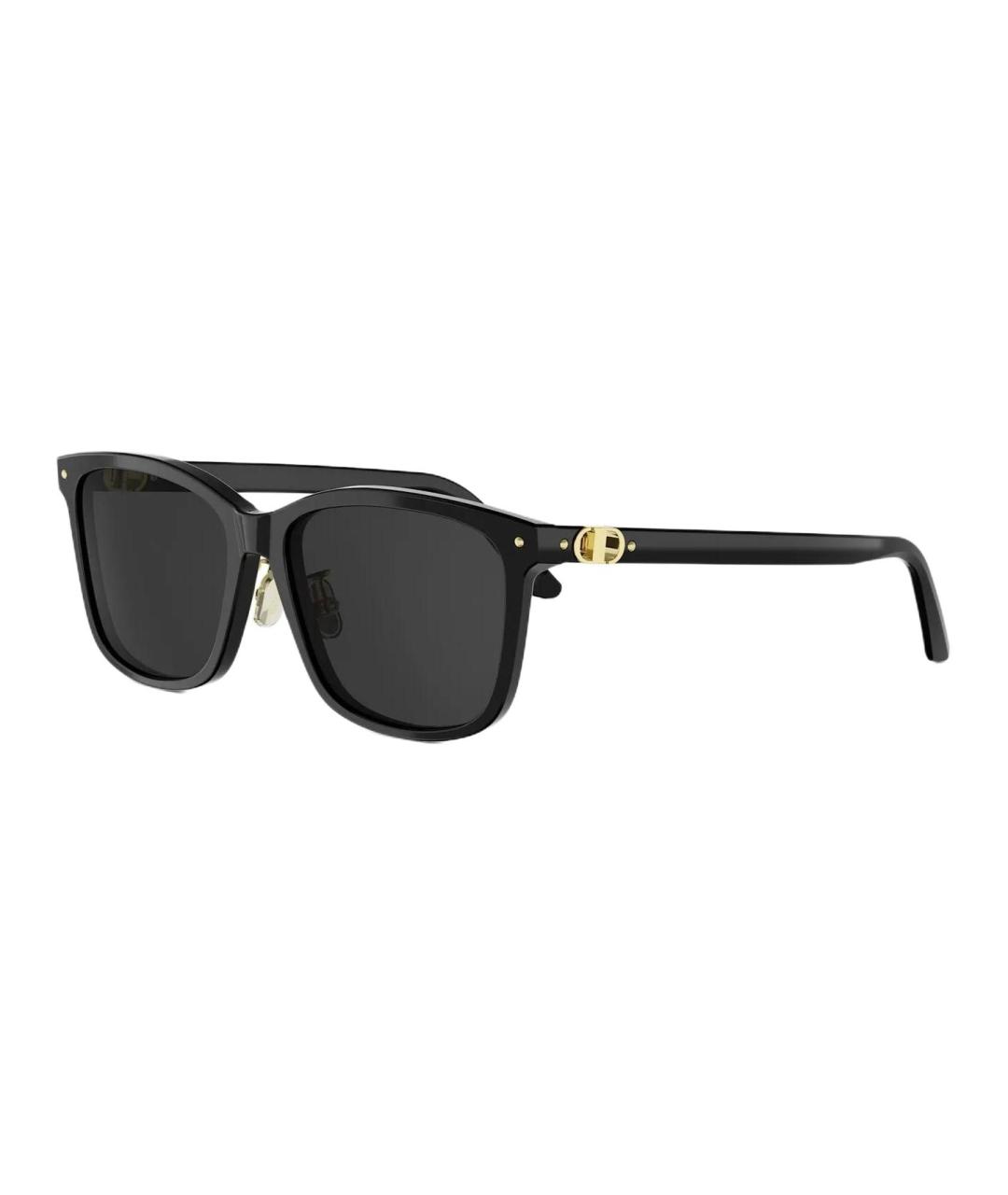 CHRISTIAN DIOR Черные пластиковые солнцезащитные очки, фото 1