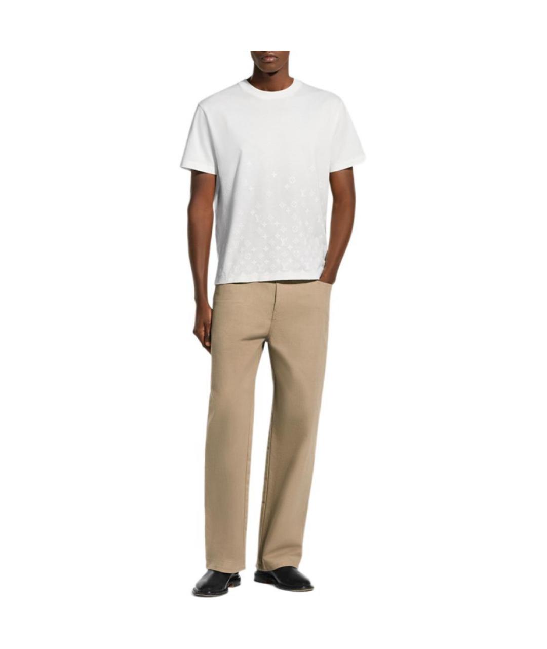 LOUIS VUITTON Белая футболка, фото 3