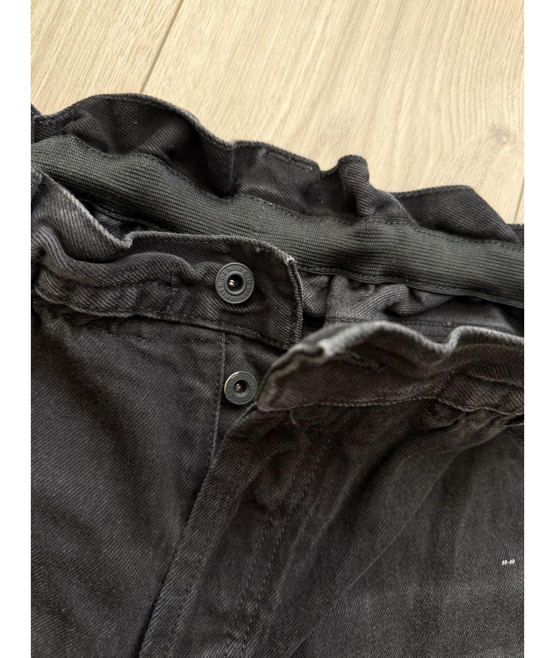 OFF-WHITE Черные хлопковые джинсы, фото 6