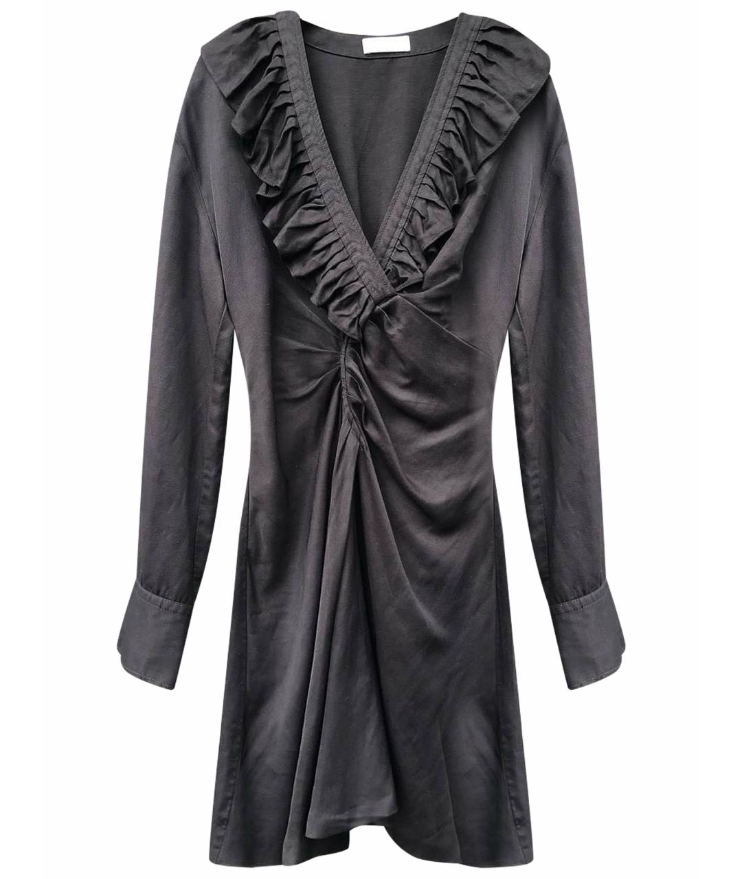 SANDRO Черное повседневное платье, фото 1