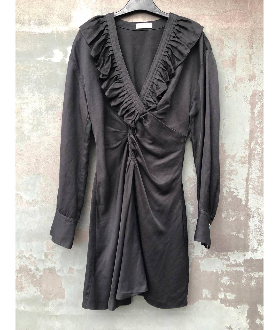 SANDRO Черное повседневное платье, фото 9