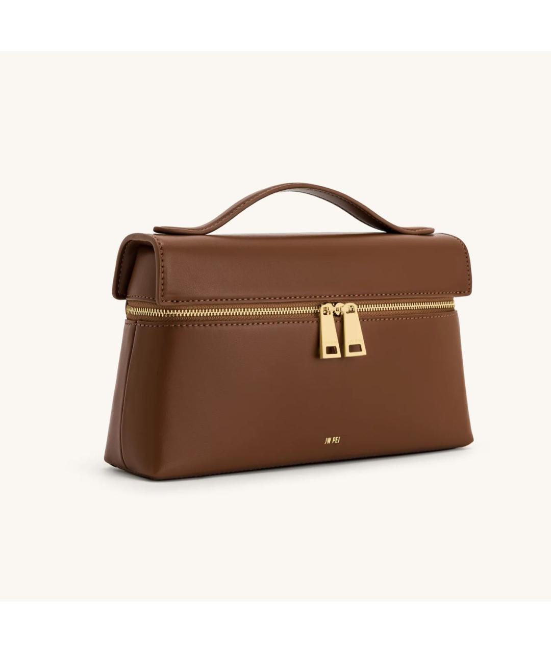 JW PEI Коричневая сумка через плечо из искусственной кожи, фото 9