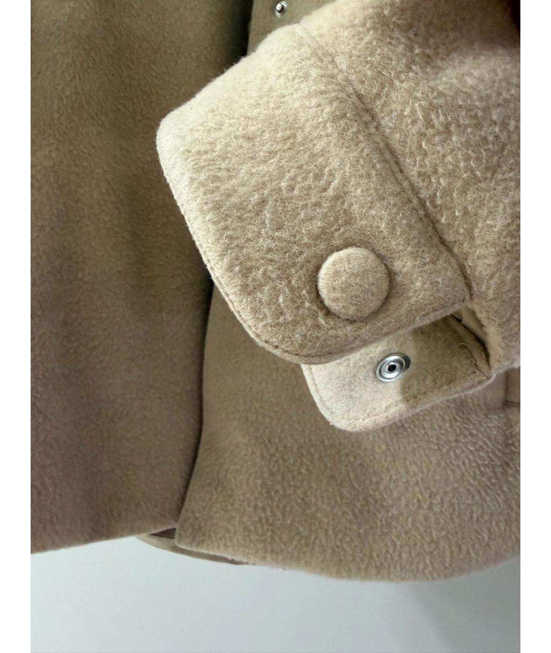 MIU MIU Бежевая кашемировая куртка, фото 6