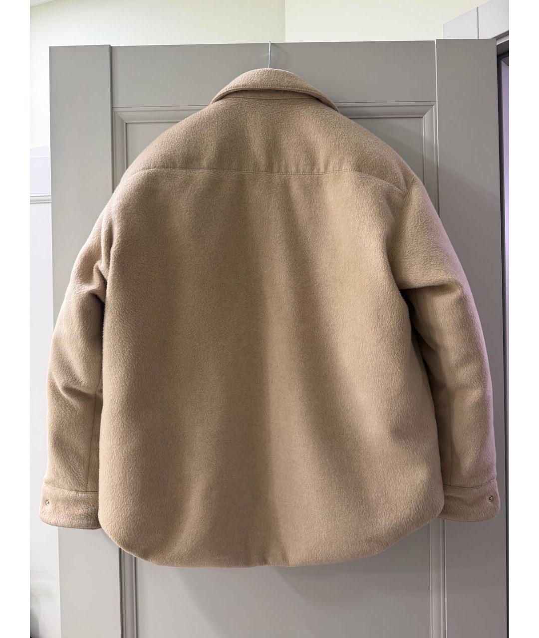 MIU MIU Бежевая кашемировая куртка, фото 2