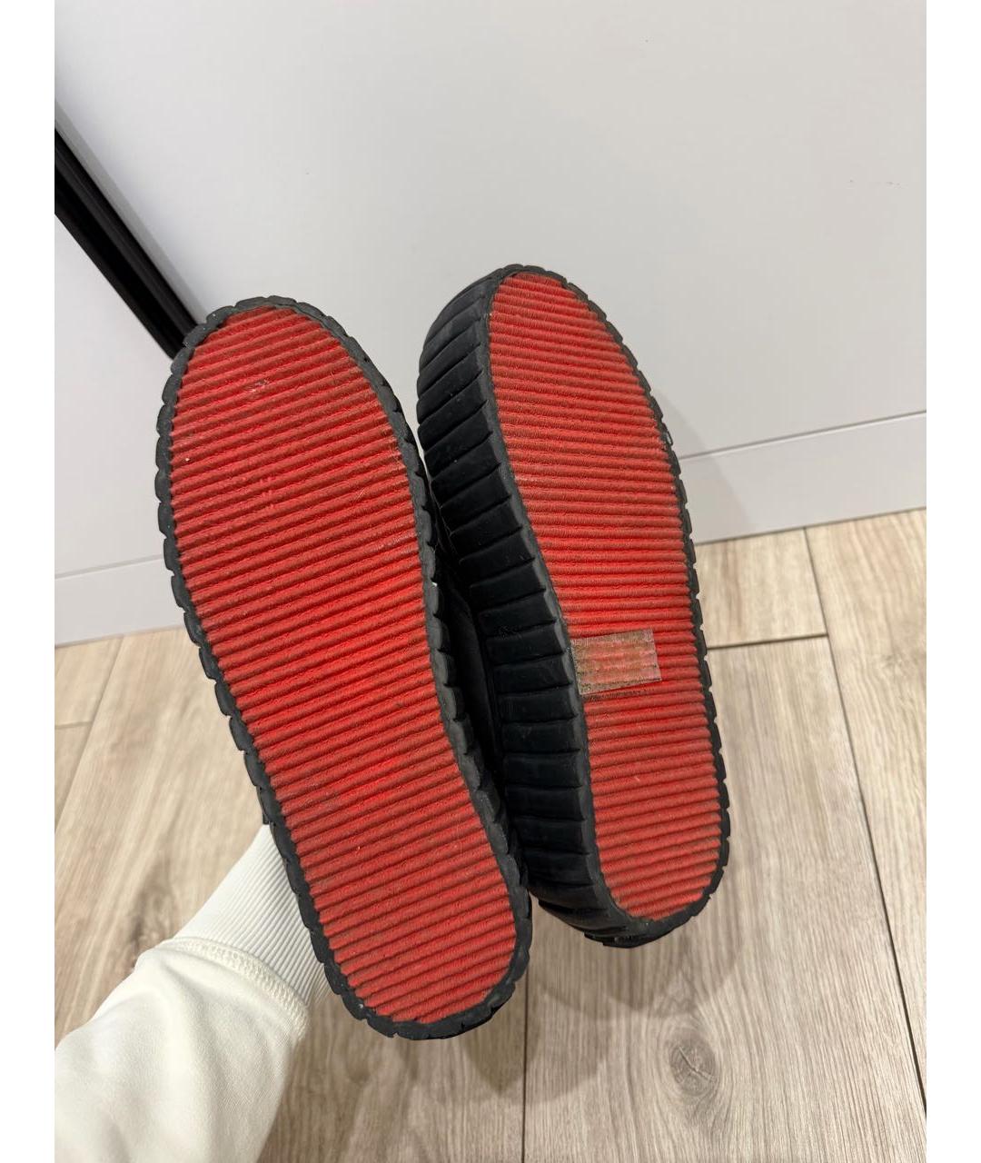 DIESEL Черные кожаные кеды, фото 6