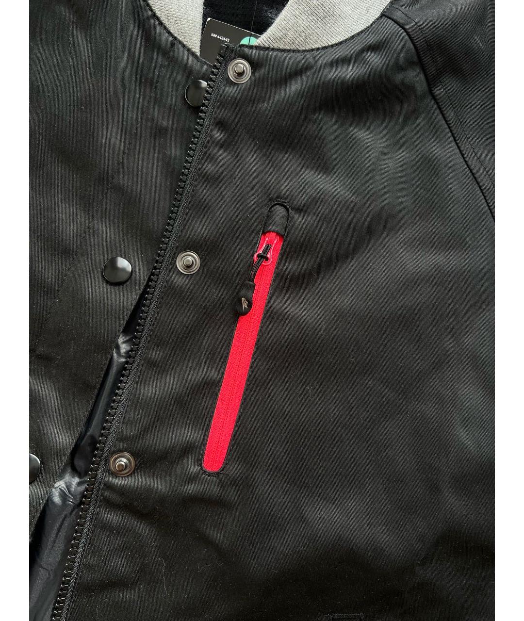 NIKE Черная хлопковая куртка, фото 5